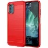 Противоударный чехол бампер для Nokia G60 iPaky Carbon Fiber Black (Черный)