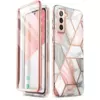 Противоударный чехол бампер i-Blason Cosmo для Samsung Galaxy S22 Plus Marble Pink (Розовый Мрамор)