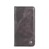 Чехол книжка для Samsung Galaxy S23 Ultra idools Retro Grey (Серый)