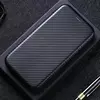 Чехол книжка для Motorola Edge X30 Anomaly Carbon Book Black (Черный)