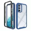 Противоударный чехол бампер для Samsung Galaxy S23 Anomaly Hybrid 360 Black / Blue (Черный / Синий)