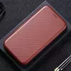 Чехол книжка для Sony Xperia 10 V Anomaly Carbon Book Brown (Коричневый)