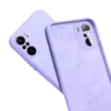 Чехол бампер для Xiaomi Mi 11i / Poco F3 / Redmi K40 / Redmi K40 Pro Anomaly Silicone (с микрофиброй) Light Purple (Светло Пурпурный)