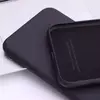 Чохол бампер для Nokia C12 Anomaly Silicone (з мікрофіброю) Black (Чорний)