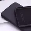 Чехол бампер для Vivo Y15s Anomaly Silicone (с микрофиброй) Black (Черный)