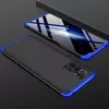 Ультратонкий чехол бампер для Xiaomi Poco F5 / Redmi Note 12 Turbo GKK Dual Armor Black / Blue (Черный / Синий)