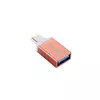 Переходник USB to Type C Anomaly OTG Adapter для планшетов и смартфонов Rose Gold (Розовое Золото)