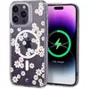 Премиальный чехол бампер Cyrill Cecile MagSafe для iPhone 14 Pro Max White Daisy (Ромашки) ACS04873