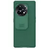 Противоударный чехол бампер Nillkin CamShield Pro (шторка на камеру) для OnePlus Ace 2 / 11R Deep Green (Зеленый)