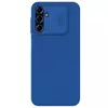 Противоударный чехол бампер Nillkin CamShield (шторка на камеру) для Samsung Galaxy A14 / A14 5G Blue (Синий)
