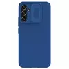 Противоударный чехол бампер Nillkin CamShield (шторка на камеру) для Samsung Galaxy A34 Blue (Синий)