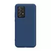 Чехол бампер для Samsung Galaxy A72 Anomaly Silicone (с микрофиброй) Blue (Синий)
