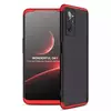 Ультратонкий чехол бампер для Motorola Moto G13 / G23 GKK Dual Armor Black / Red (Черный / Красный)