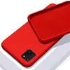 Чохол бампер для Huawei Y5p Anomaly Silicone (з мікрофіброю) Red (Червоний)