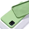 Чехол бампер для Huawei Y5p Anomaly Silicone (с микрофиброй) Light Green (Светло Зеленый)