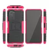 Противоударный чехол бампер для Xiaomi Mi 11i / Poco F3 / Redmi K40 / Redmi K40 Pro Nevellya Case (встроенная подставка) Pink (Розовый)