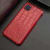 Чехол бампер для Xiaomi 13 Ultra Anomaly Crocodile Style Red (Красный)