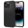 Противоударный чехол бампер Spigen Silicone Fit MagSafe для iPhone 14 Pro Max Black (Черный) ACS04846