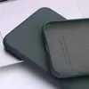 Чохол бампер для Motorola Edge 40 Neo Anomaly Silicone (з мікрофіброю) Dark Green (Темно зелений) 