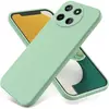 Чохол бампер для Realme 11 4G Anomaly Silicone (з мікрофіброю) Light Green (Світло зелений) 