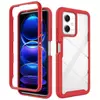 Противоударный чехол бампер для Nokia C32 Anomaly Hybrid 360 Red (Красный) 
