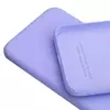 Чехол бампер для Samsung Galaxy Xcover 7 Anomaly Silicone (с микрофиброй) Light Purple (Светло Пурпурный) 