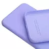 Чехол бампер для Sony Xperia 10 VI Anomaly Silicone (с микрофиброй) Light Purple (Светло Пурпурный)