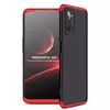 Ультратонкий чохол бампер для Sony Xperia 10 VI GKK Dual Armor Black / Red (Чорний / Червоний)