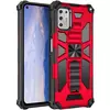 Противоударный чехол бампер для Vivo X100 Pro Anomaly Hybrid Armor (встроенная подставка) Red (Красный)