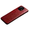 Чехол бампер для Huawei P60 Pro Anomaly Crocodile Style Red (Красный)