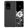 Чехол бампер для Samsung Galaxy S20 Ultra Anomaly Carbon Plaid (Открытый модуль камеры) Black (Черный)