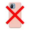 Чехол бампер для Xiaomi Mi 11 Lite Anomaly Silicone Sand Pink (Песочный Розовый)