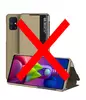 Чехол книжка Anomaly Smart Window для Samsung Galaxy A71 Gold (Золотой)