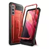 Чехол бампер для Samsung Galaxy S21 Plus Supcase Unicorn Beetle PRO Metallic Red (Металлический Красный)