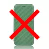 Чехол книжка для OnePlus 8 Pro Anomaly Carbon Book Green (Зеленый)