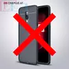 Чехол бампер для OnePlus 6T Anomaly Leather Fit Blue (Синий)