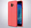 Чехол бампер для Samsung Galaxy J4 2018 J400F Anomaly Leather Fit Red (Красный)
