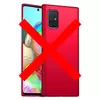 Чехол бампер для Samsung Galaxy A71 Anomaly Matte Red (Красный) Чехол бампер для Samsung Galaxy A71 Anomaly Matte Red (Красный)