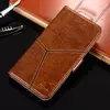 Чехол книжка для Xiaomi Mi10 Lite Anomaly Retro Book Light Brown (Светло Коричневый)