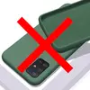 Чехол бампер для Samsung Galaxy M51 Anomaly Silicone Dark Green (Темно Зеленый)