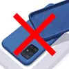 Чехол бампер для Samsung Galaxy A71 Anomaly Silicone Blue (Синий)
