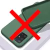 Чехол бампер для Samsung Galaxy A51 Anomaly Silicone Dark Green (Темно Зеленый)