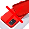 Чехол бампер для Samsung Galaxy A71 Anomaly Silicone Red (Красный)
