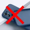 Чехол бампер для iPhone 12 / iPhone 12 Pro Anomaly Silicone Blue (Синий)