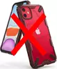 Чехол бампер для iPhone 11 Ringke Fusion-X Ruby Red (Рубиновый Красный)