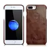 Чехол Бампер для iPhone 8 Plus i-carer Oil Wax Leather Bumper Coffee (Кофейный)