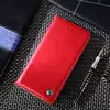 Чехол книжка для OnePlus 8 idools Retro Red (Красный)