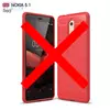 Чехол бампер для Nokia 5.1 iPaky Carbon Fiber Red (Красный)