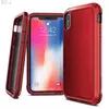 Чехол бампер для iPhone Xs X-Doria Defense Lux Red (Красный)