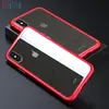 Чехол бампер для iPhone Xs Luphie Magnetic Transparent&Red (Прозрачный&Красный) Чехол бампер для iPhone Xs Luphie Magnetic Transparent&Red (Прозрачный&Красный)